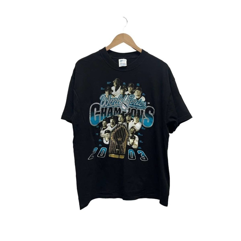 Vintage‎ Florida Marlins World Series Champions T-shirt 2003 XL